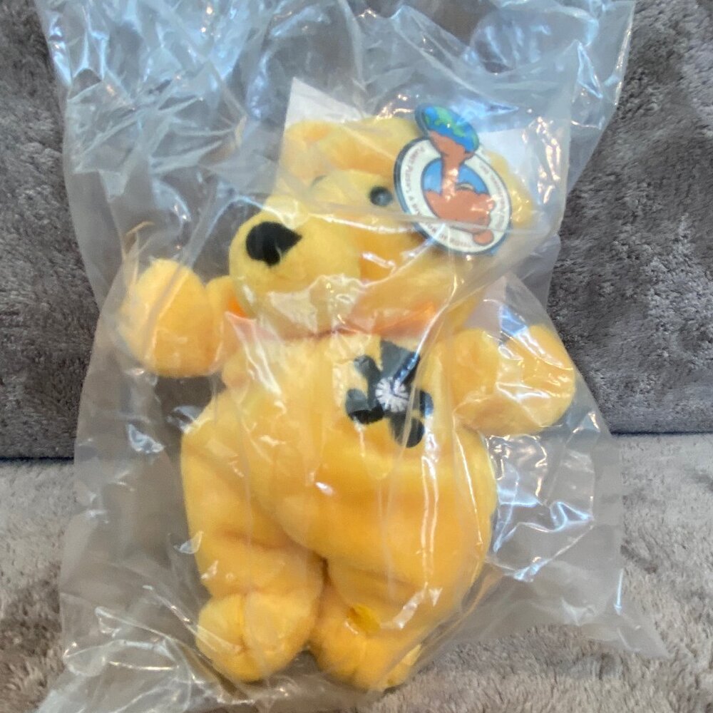 Planet Plush ' Ben the London Bear' Vintage Beanie Bear by Sally Winey Numbered